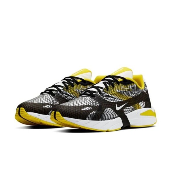 Nike D/MS/X Ghoswift White Black Dynamic Yellow Sneakers Size 9.5 BQ5108-100 - Picture 1 of 9